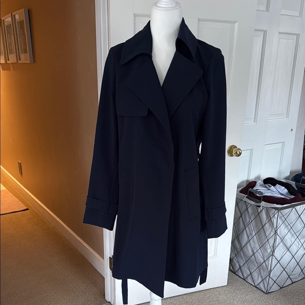 Ann Taylor Navy Trench Coat